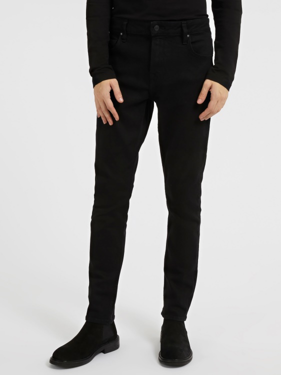 черен дънков панталон Guess Skinny Fit