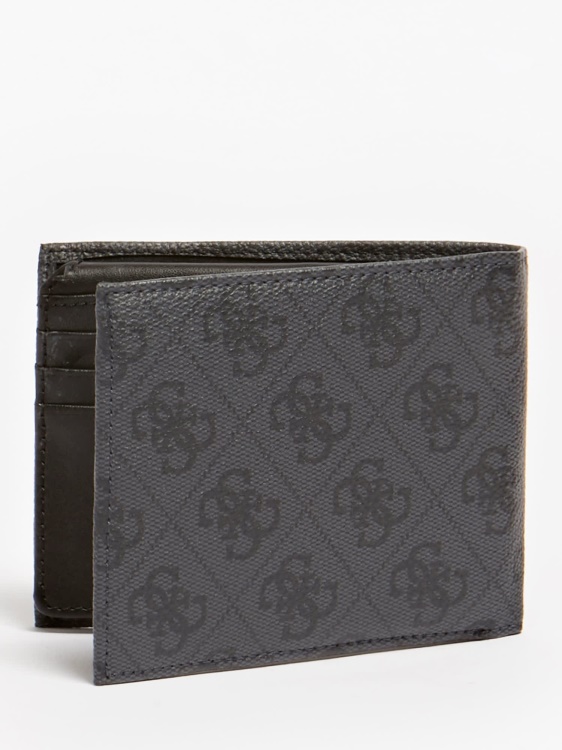 Vezzola 4g портфейл с лого черен Guess