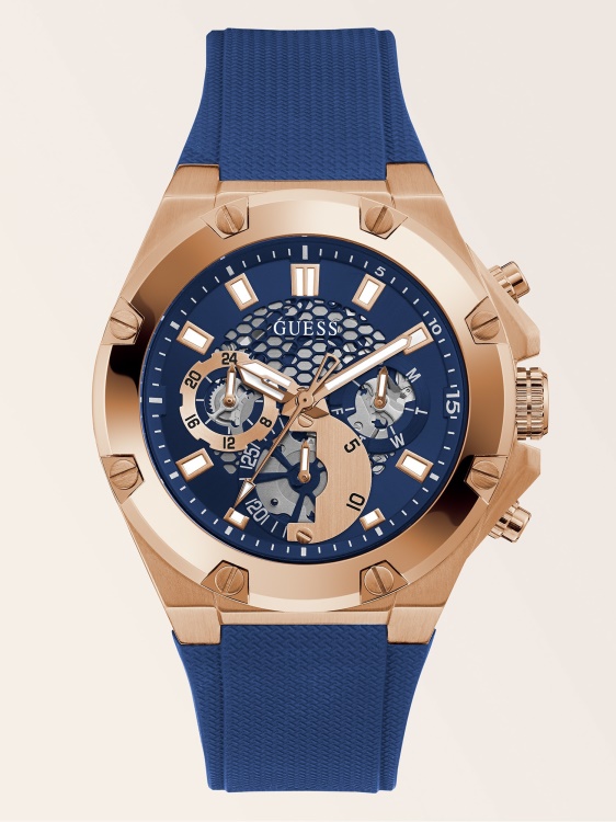 мултифункционален часовник Guess черен