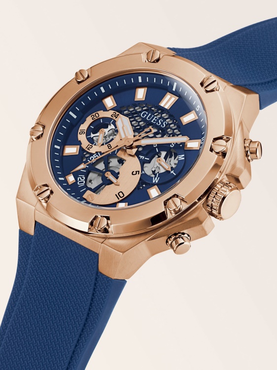мултифункционален часовник Guess черен