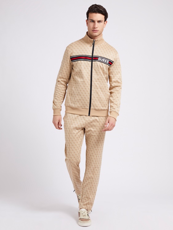 бежово цялото лого панталон за джогинг Guess