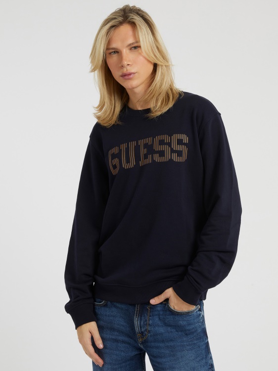 син суичър с предно лого Guess