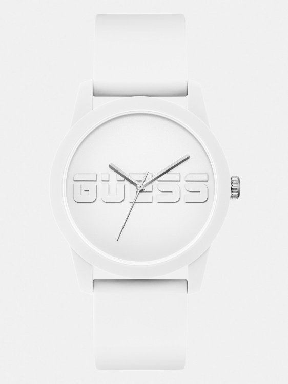 аналогов часовникар със златно лого Guess