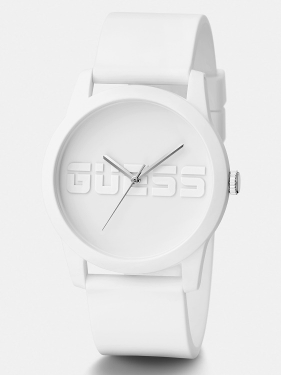 аналогов часовникар със златно лого Guess