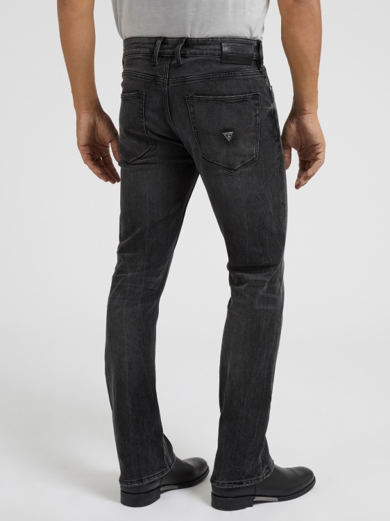 черни дънкови панталони Guess Slim Fit нова тенденция