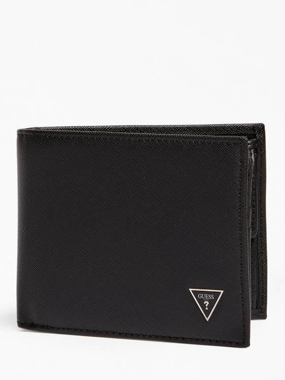 портфейл Certosa Saffiano Black Guess