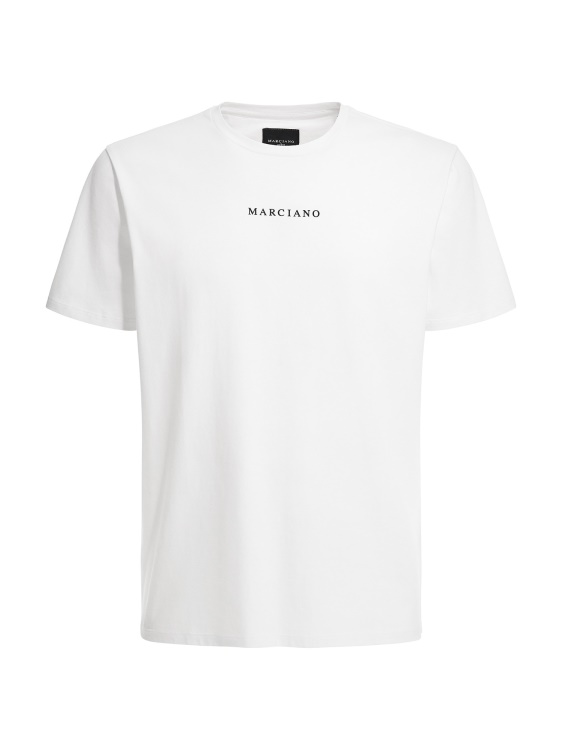 тънка бяла тениска Guess Marciano