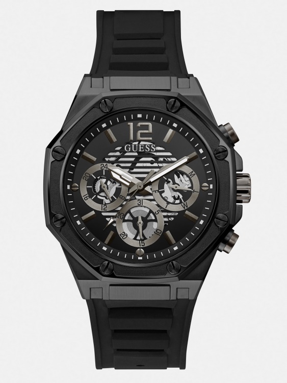 златен мултифункционален часовник Guess