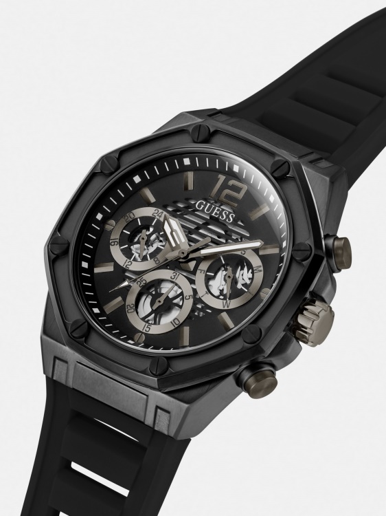 златен мултифункционален часовник Guess