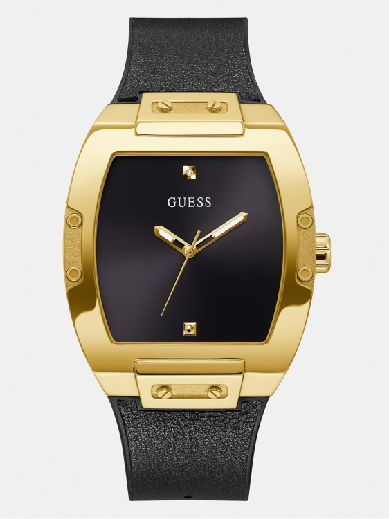 черен аналогов всеки часовник Guess