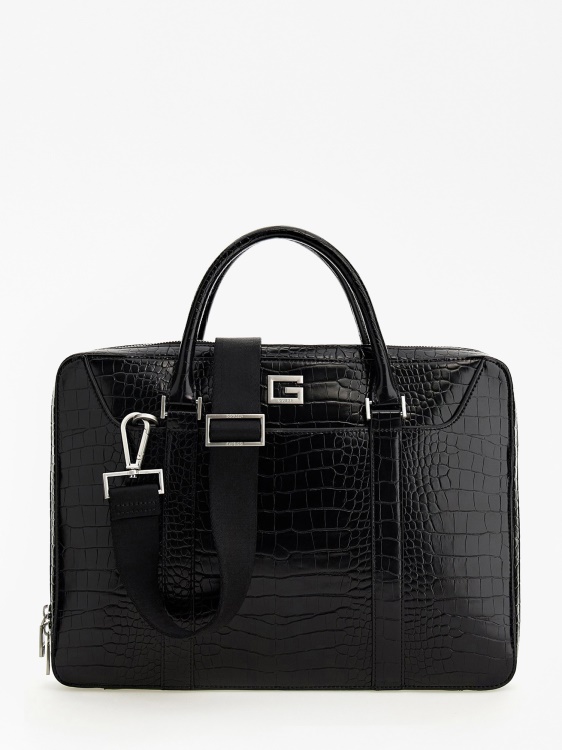 Calabria крокодилна чанта Guess Black