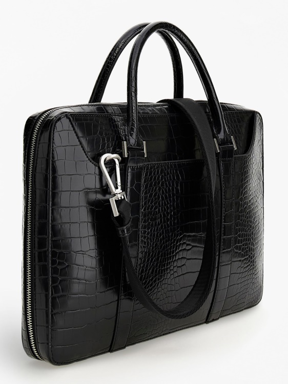 Calabria крокодилна чанта Guess Black