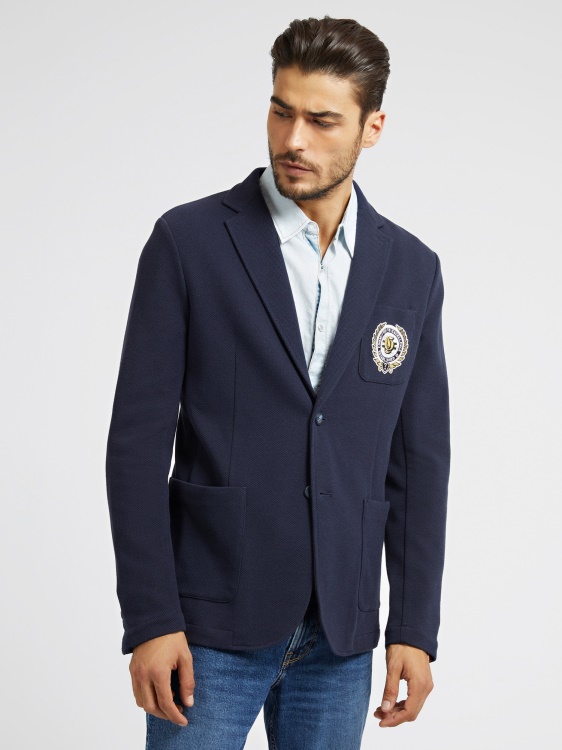 сако с кръпка отпред Guess Blue