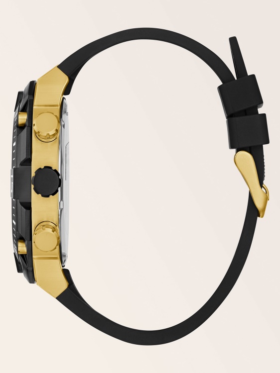 черен многофункционален часовник Guess