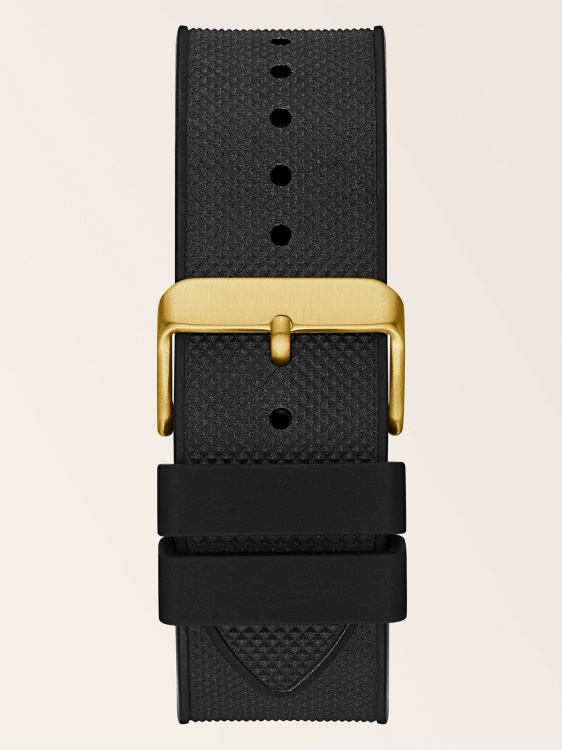 черен многофункционален часовник Guess