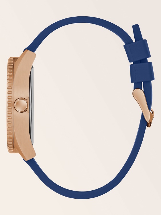 черен класически аналогов часовник Guess