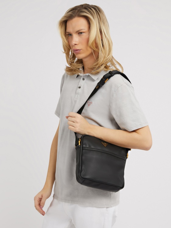 Guess Scala Smart Mini Crossbody черен