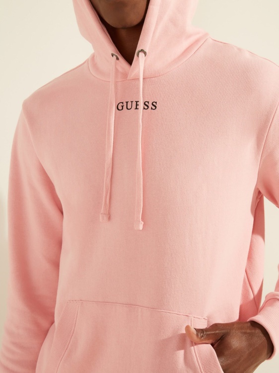 суичър с качулка с лого Guess