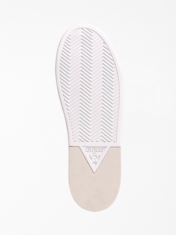 Guess бели маратонки от смесена кожа Silea