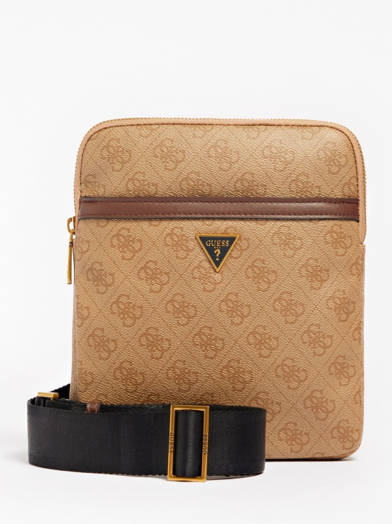 бежово Guess Vezzola 4g лого мини Crossbody