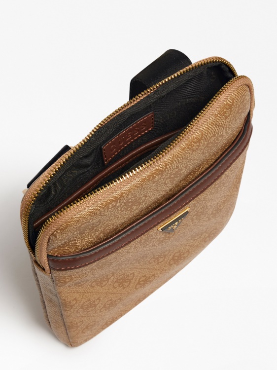 бежово Guess Vezzola 4g лого мини Crossbody