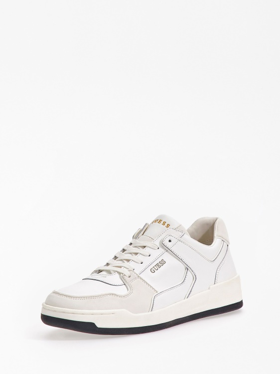 бели кожени ниски кецове Vicenza Guess