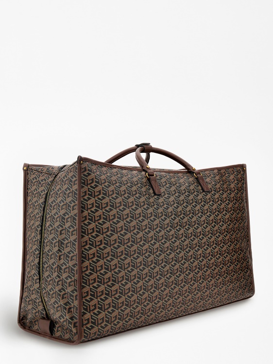 черен Ederlo G Cube Logo уикенд чанта Guess