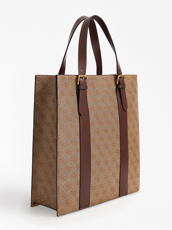 Vezzola 4g Logo Shopper Beige Guess