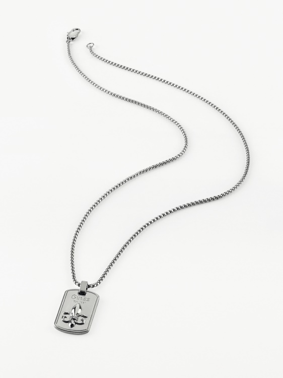 рицар-цвете-огърлица Guess сребро