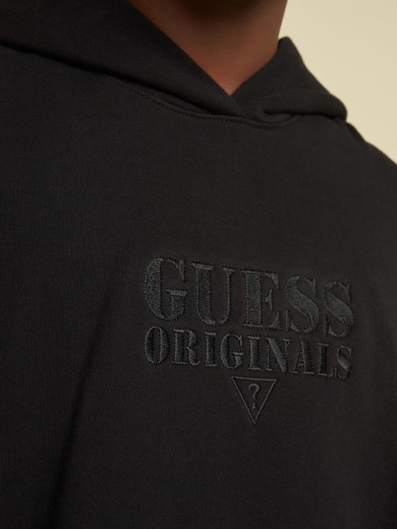 черна качулка Guess
