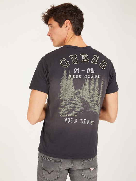черна тениска Guess Patch