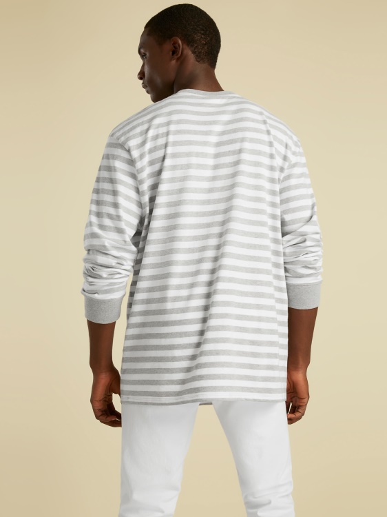 флаг лого тениска Guess сива мулти