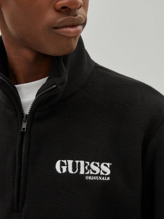 суитчър с цип черен Guess