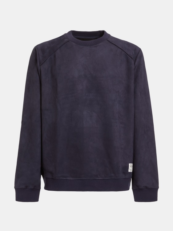 син пуловер с кръгла яка Guess