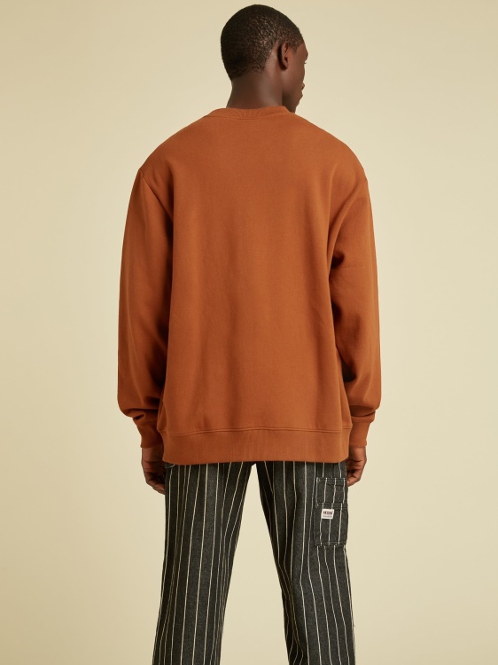 суичър с предно лого Guess червено