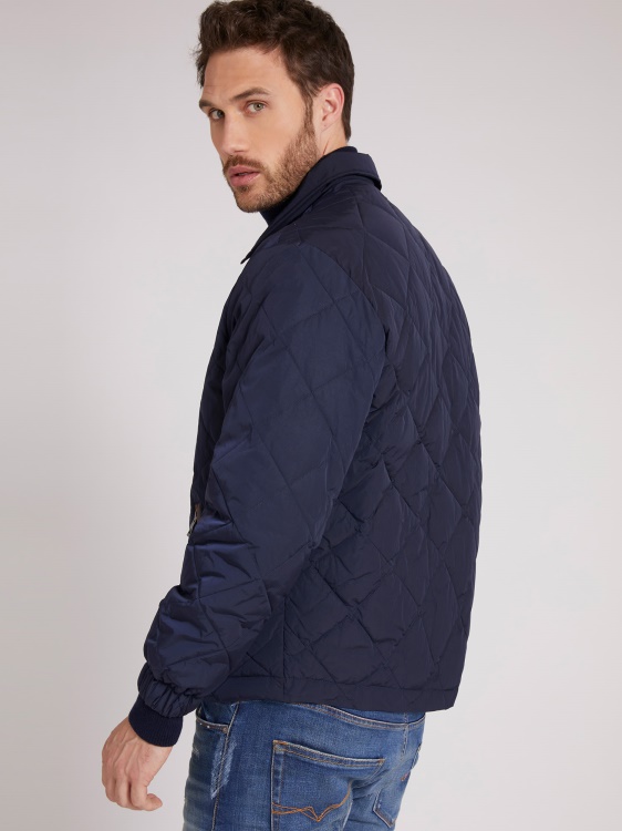 синьо ватирано какво Guess