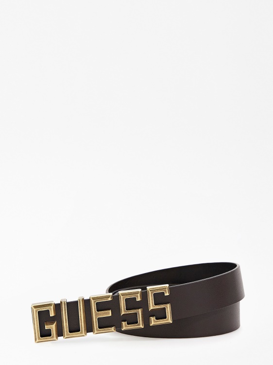 естествен всеки колан кафяв Guess