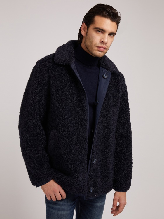 двустранно яке синьо Guess