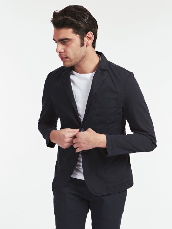сако Guess Slim Fit Blue Multi