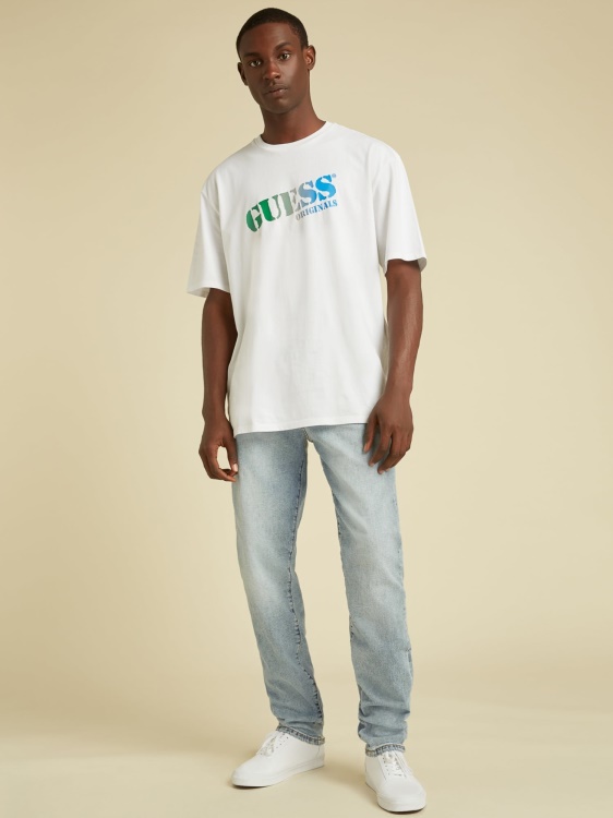 син тънък дънков панталон Guess