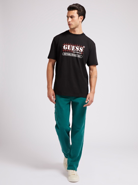 зелен дънков карго панталон Guess