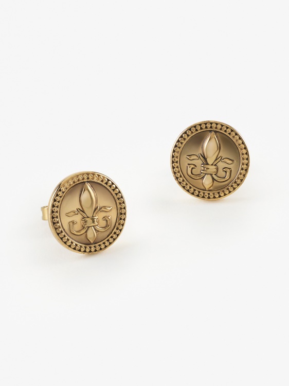 Knight-flower-earrings Guess Gold
