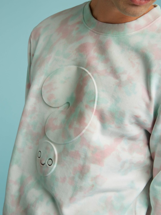 анцуг Guess Tie-dye Multi Pink