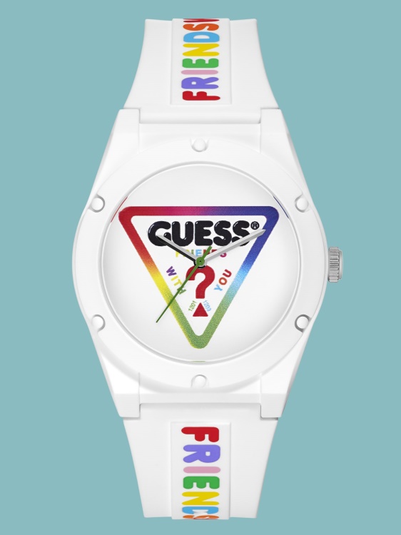 Guess бял аналогов часовник
