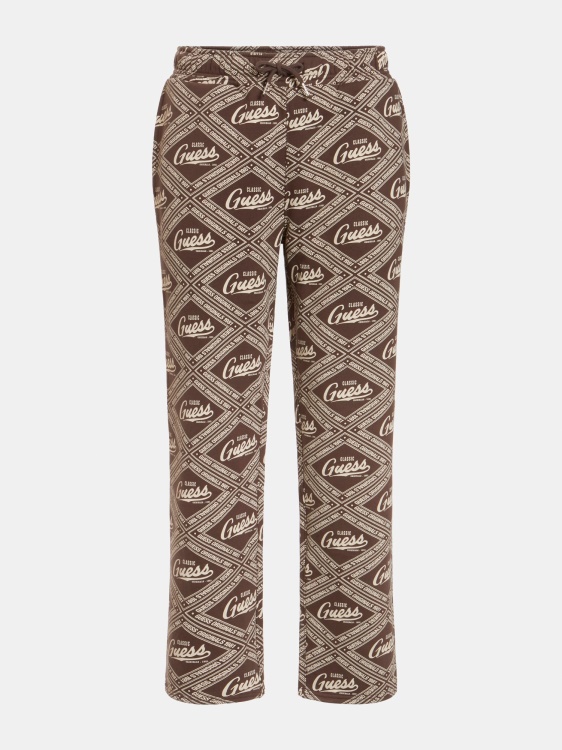 цял лого спортен панталон Guess кафяв мулти