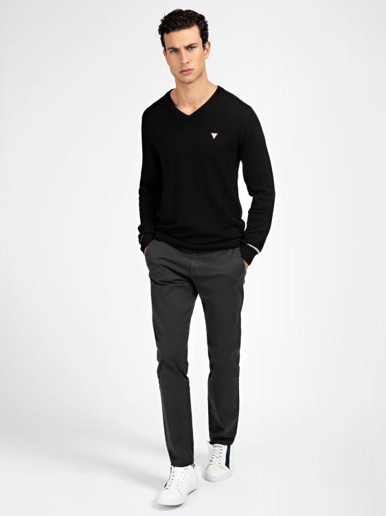 прилепнал панталон черен Multi Guess