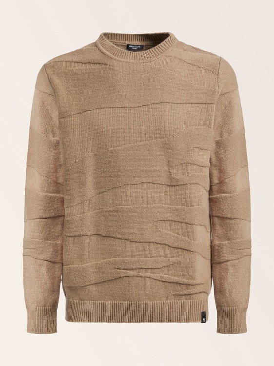 Guess кафяв пуловер от смес от вълна Marciano