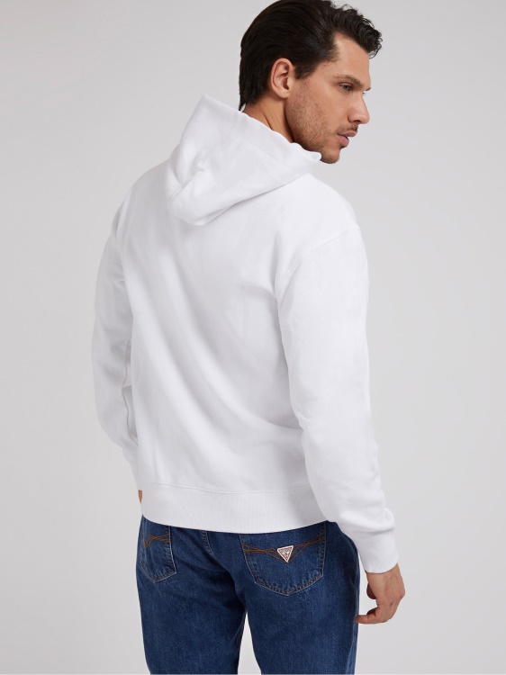 качулка бяла Guess