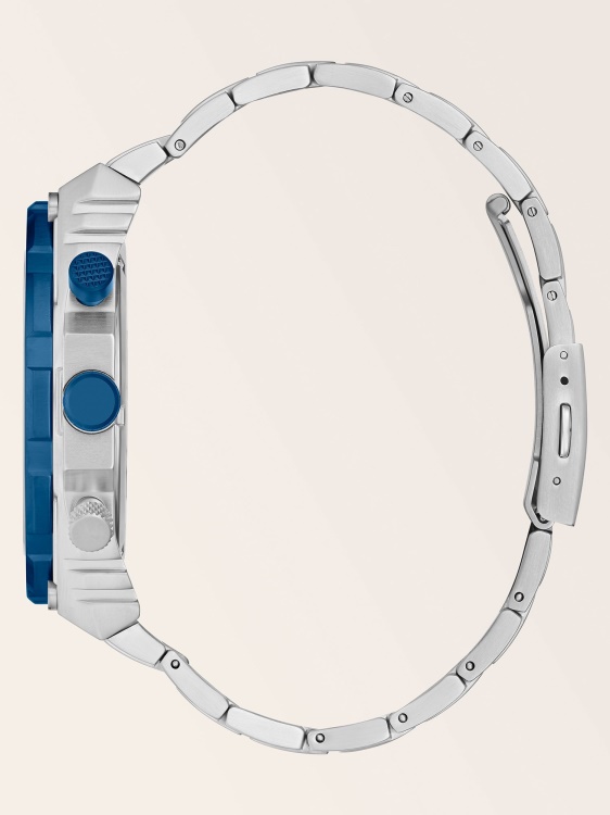 черен многофункционален стоманен часовник Guess