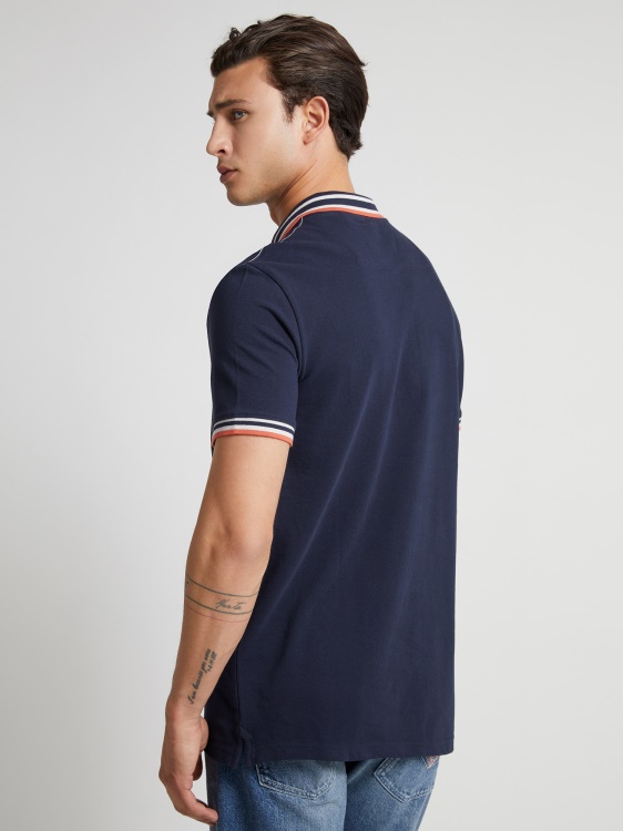 Guess синьо предно лого поло